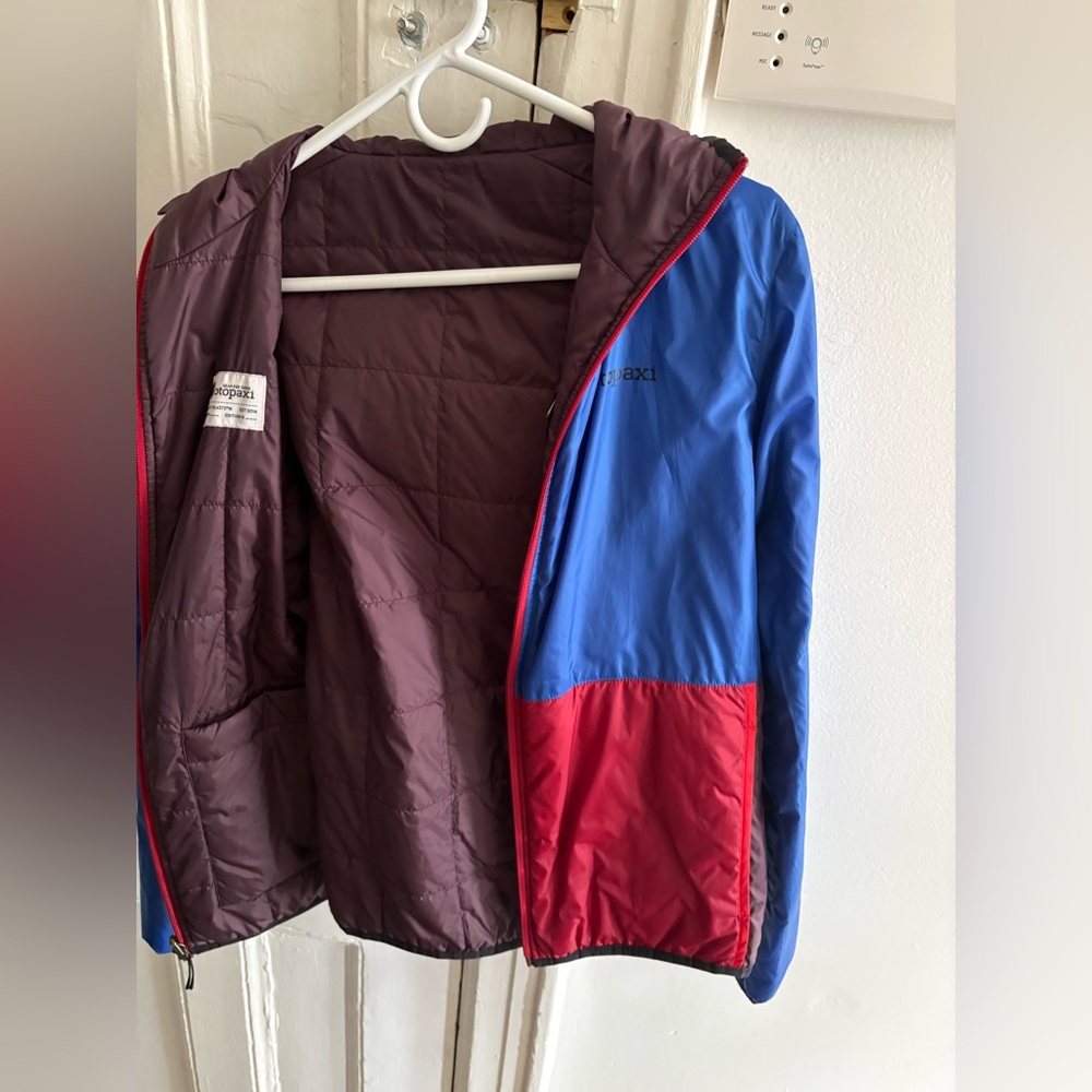 Cotopaxi reversible teca calido hooded jacket size small